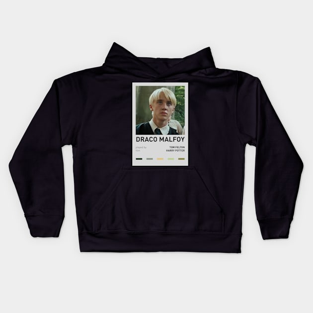 Alternative Movie Poster of Draco Malfoy Kids Hoodie by sinluz